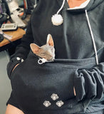 Fur Buddy Loving hoodie with Fur Buddy snuggle pouch