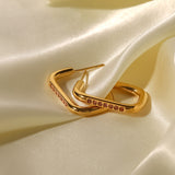 Dainty Bar Zircon Square Hoop  - 18k Gold Plated Earrings