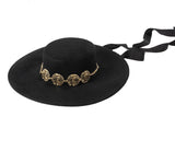 Annie - Bohemian Vintage Classic Wool Fedora - The retro film Signature piece.