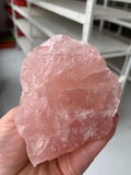 Pink Rose Quartz Crystal Rough Gem Specimen