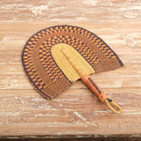 Soulful Smudge Whisk, Hand-Woven Straw Fan