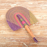 Soulful Smudge Whisk, Hand-Woven Straw Fan