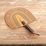 Soulful Smudge Whisk, Hand-Woven Straw Fan