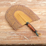 Soulful Smudge Whisk, Hand-Woven Straw Fan